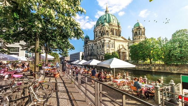 Spree River and Berlin Cathedral 