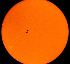 These sunspots may seem small, but most are actually larger than the planet Earth.