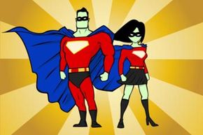 couple superheroes