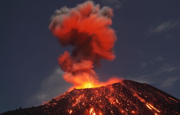 Krakatau volcano