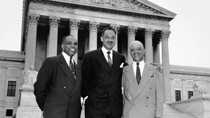George E.C. Hayes, Thurgood Marshall and James Nabrit, Jr., 