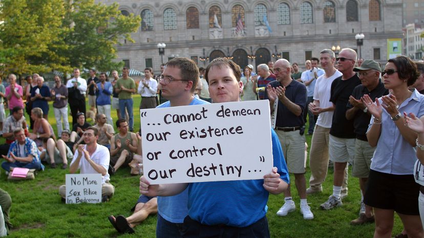 Supporters, Copley Square, gay rights, National Gay and Lesbian Task Force