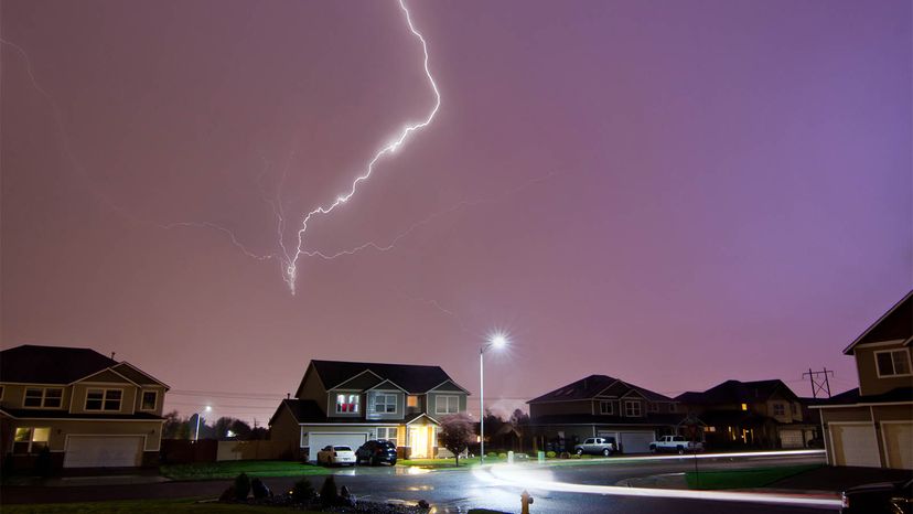 Lightning storm