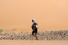 Moroccan runner, marathon de sables, 2007