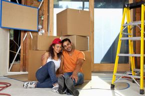 Couple during remodel