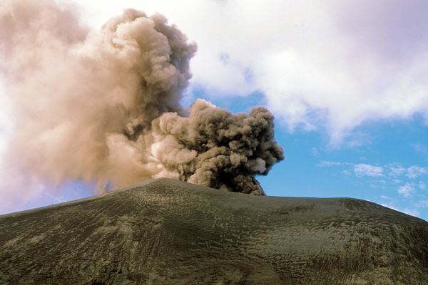 Volcano on Tanna Island, Vanuatu