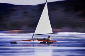 sailboat in water