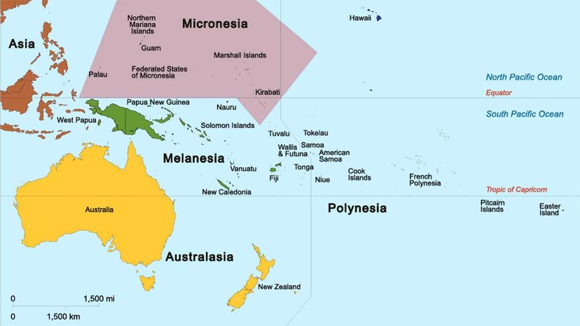 Micronesia Map