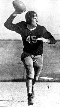 Sammy Baugh, one of football's most accurate tossers, was dubbed &quot;Slingin’ Sammy.&quot; See more pictures of football.