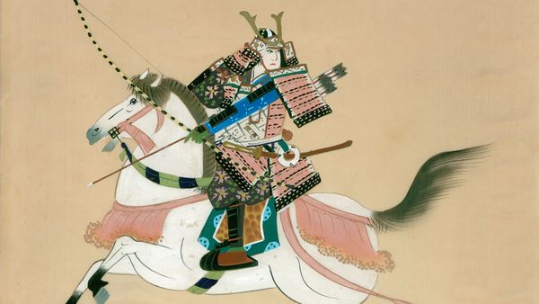 Antique illustration of horse in cultures.