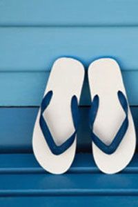 Flip-flops are a summer staple, but check with your workplace dress code before you wear them into the office.