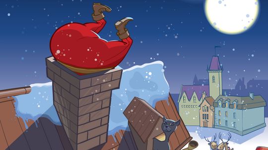 Can Santa Really Climb Down the Chimney?