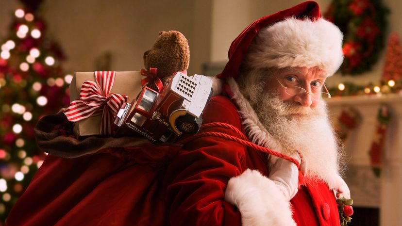 Santa Claus has been so influential that he has become synonymous with Christmas and the idea of giving. Jose Luis Pelaez / Getty Images