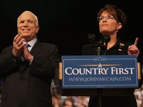 Gov. Sarah Palin gives her acceptance speech for her nomination as vice president.