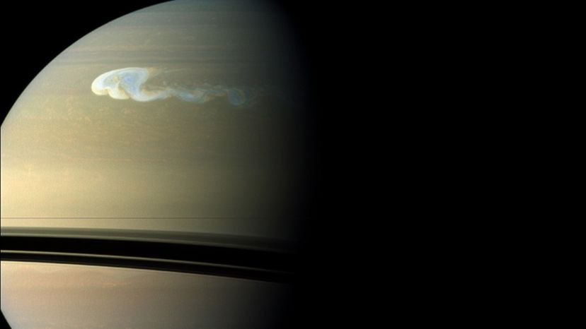 Saturn White Spot