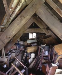 Assuming your attic doesn't look like this, you could have your home's envelope sealed with a weekend's work.