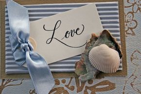 beach-themed save-the-date card