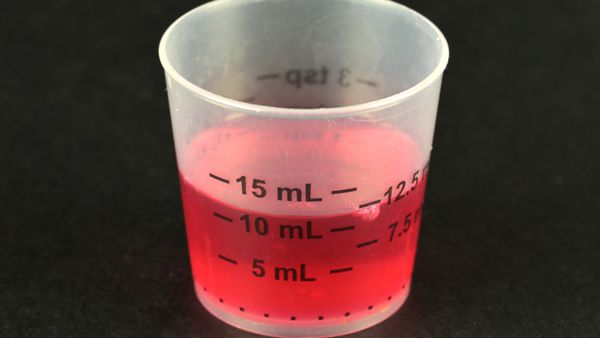 Measuring cup just scant of 12.5ml