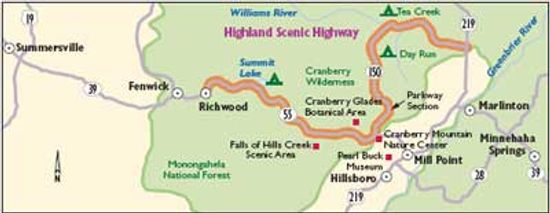 West Virginia Scenic Drives: Highland Scenic Highway