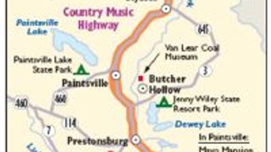 肯塔基州风景优美的驱动器:乡村音乐公路”border=