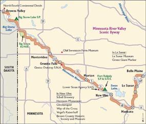 Minnesota River Valley Map Minnesota Scenic Drives: Minnesota River Valley Scenic Byway | Howstuffworks