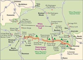 Kancamagus Scenic Byway Map New Hampshire Scenic Drives: Kancamagus Scenic Byway | Howstuffworks