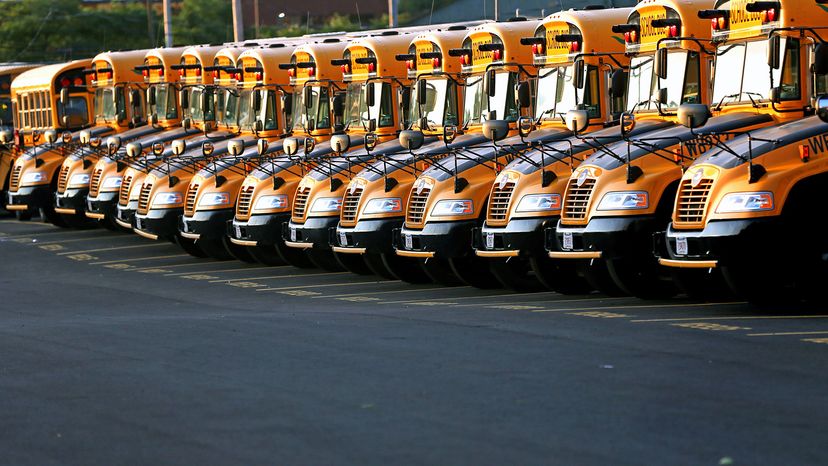 Boston public school buses 