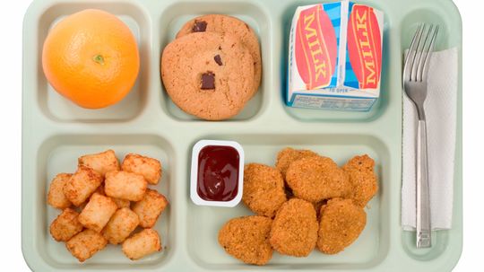 Who decides what goes into school lunches?