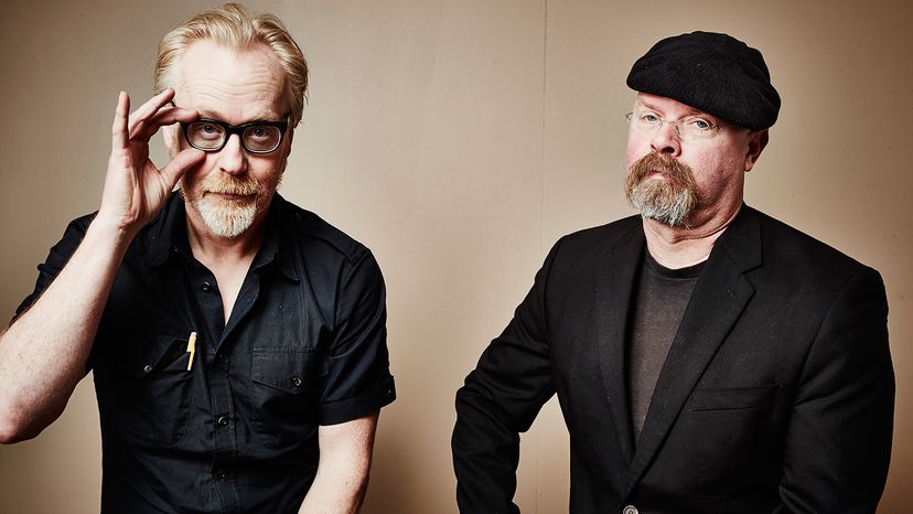 The hosts of "Mythbusters," Adam Savage and Jamie Hyneman