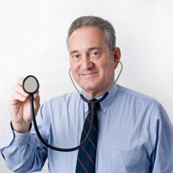 doctor with stethoscope