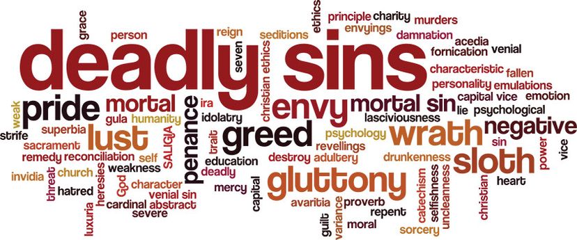seven deadly sins graphic
