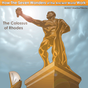 The Colossus of Rhodes Illustration