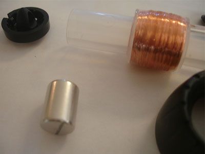 magnet and coil
