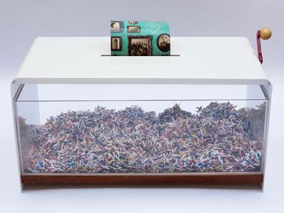 shredder coffee table