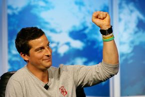 &quot;Man vs. Wild&quot; host Bear Grylls speaks at the Television Critics Association Press Tour July 13, 2007, in Beverly Hills, Calif.