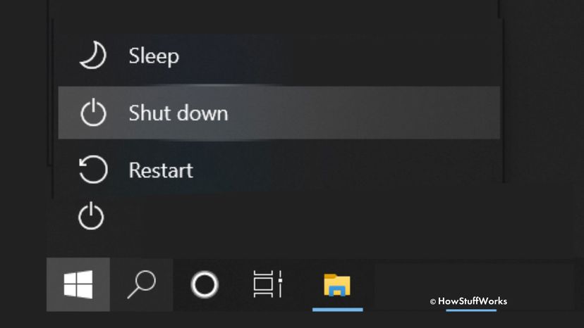 Shut down, Restart and Sleep on computer