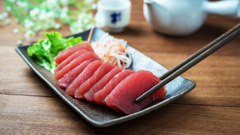 Tuna sashimi