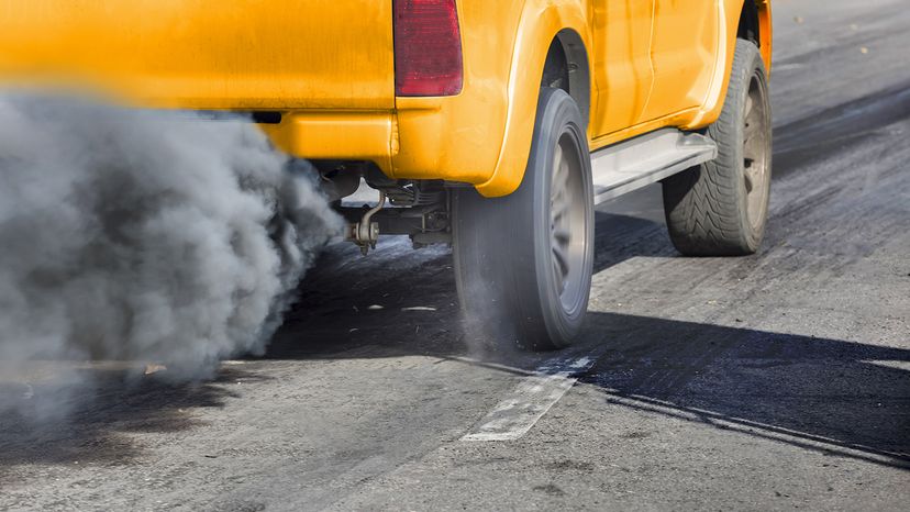 Car exhaust.