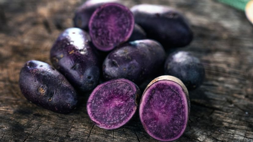 Blue potatoes