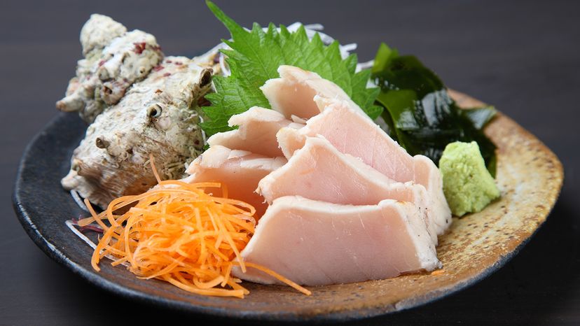Albacore tuna sashimi