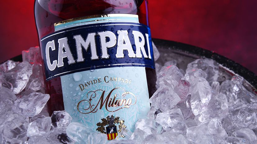 Bottle of Campari