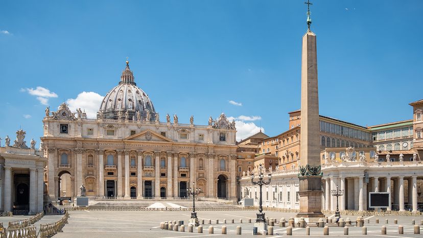 St. Peter square in Vatican city