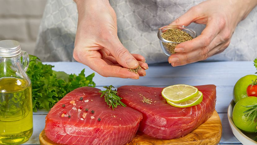 Fresh Atlantic bluefin tuna