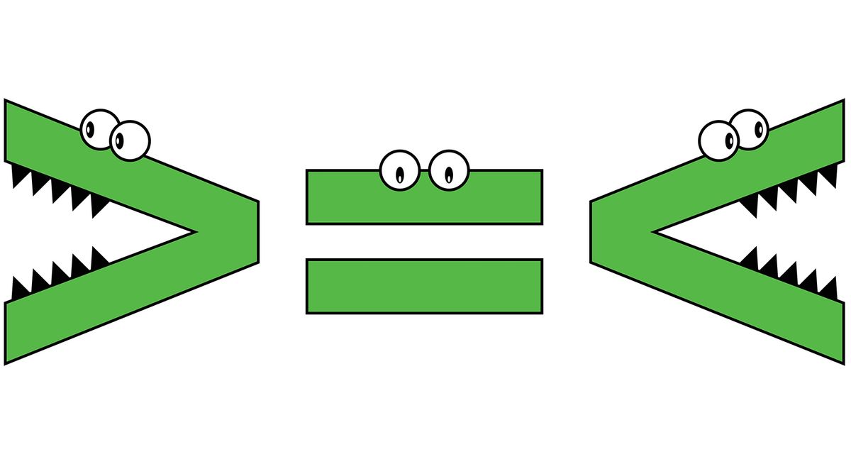 Deciphering 'Greater Than,' 'Less Than' and 'Equal To' Symbols ...