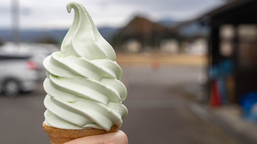Wasabi ice cream
