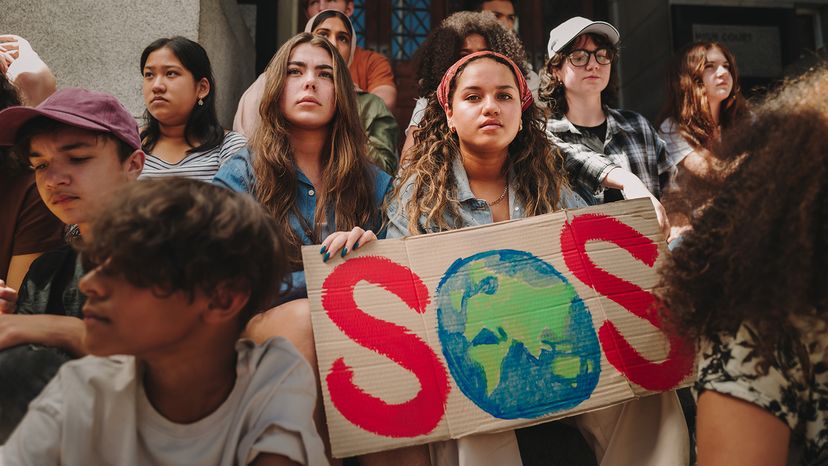 Gen Z protesters