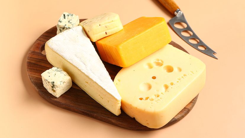 Different types of cheese