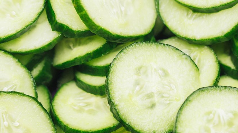 Cucumber slices