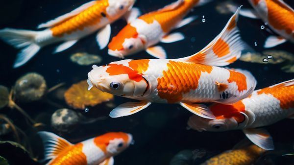 Koi Fish Are 'Living Jewels' of the Water Garden