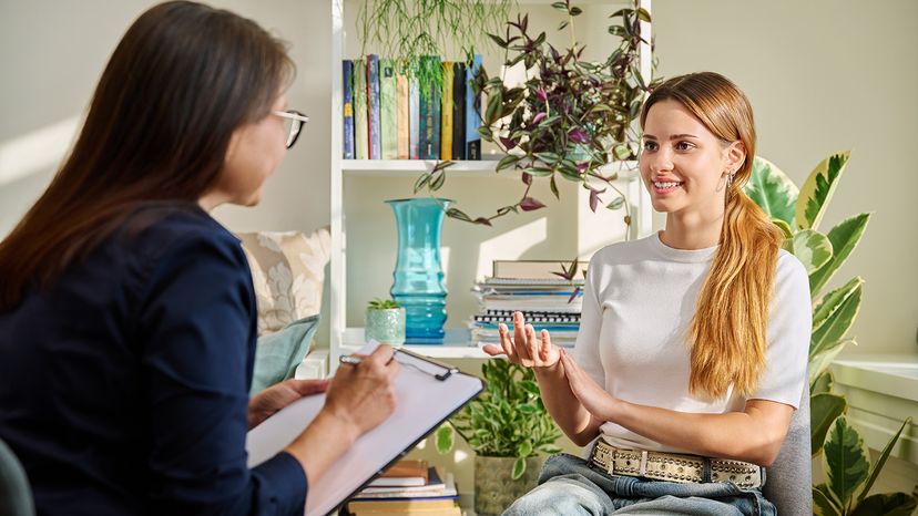 Therapy session with mental health professional